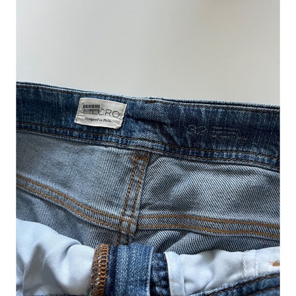 PILCRO By Anthropologie The Mid-Rise Adi Flare Jeans Women's Size 32 Raw Hem - Picture 5 of 7